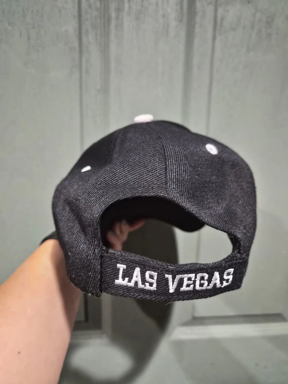 Las Vegas Black Embroidered Baseball Cap